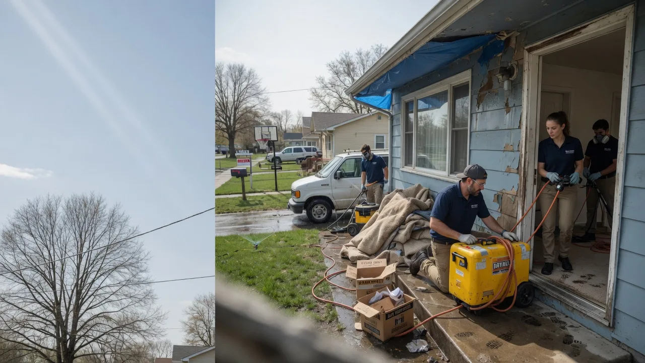 Basement Flood Cleanup in Waukau, WI near me